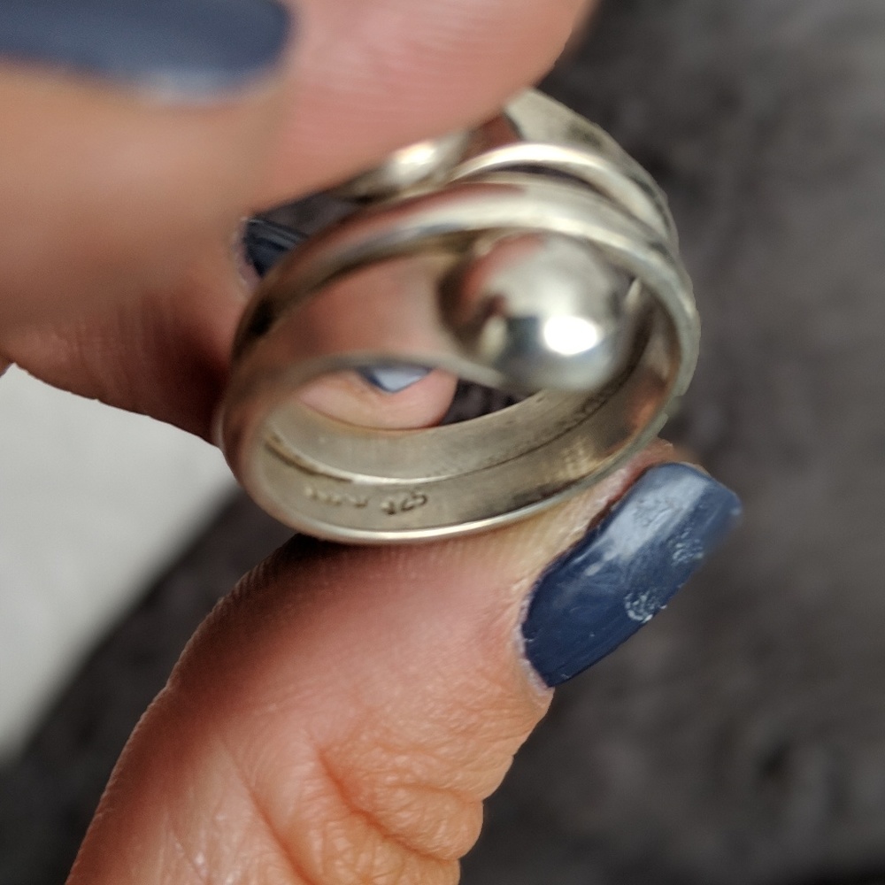 STERLING SILVER RING - Picture 2 of 5